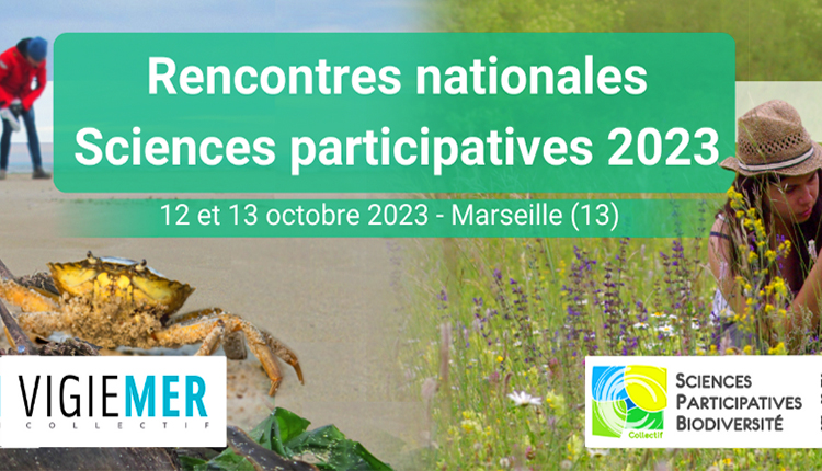 Affiche Rencontres nationales Sciences participatives 2023 © DR
