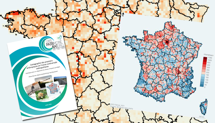 Cartographie des pressions anthropiques en France continentale métropolitaine