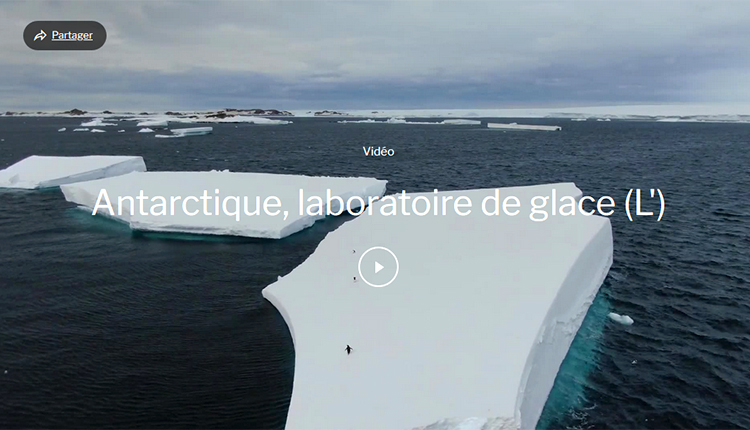 L'Antarctique, laboratoire de glace © CNRS